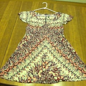 Free People Flutter Sleeve Dress Tunic Sz.10