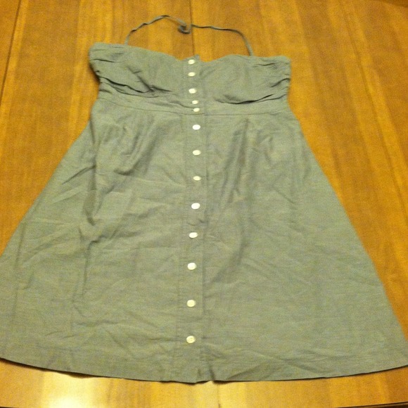 J.Crew Grey Chambray Sundress M sold - Picture 1 of 4