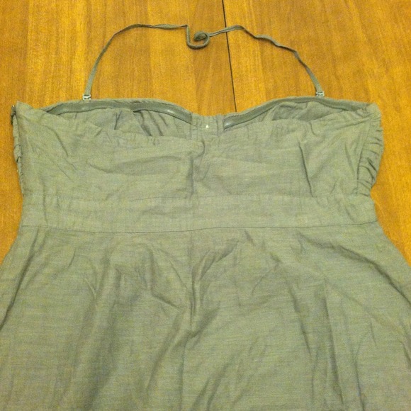 J.Crew Grey Chambray Sundress M sold - Picture 3 of 4