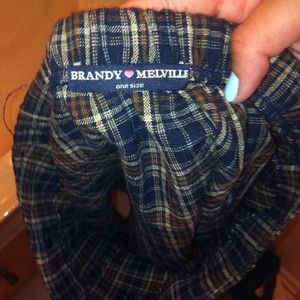 brandy Melville mini plaid skirt ON HOLD