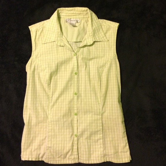 Gingham shirt, rockabilly/pinup top