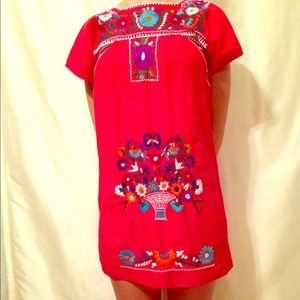 Hippie mini dress.