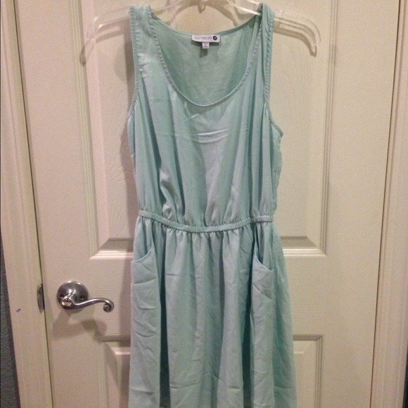 SOLD Cotton On blue silky dress