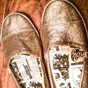 Glitter Rock&Candy Slip on