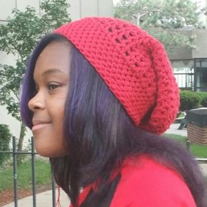 Cotton and Silk Slouch Beanie