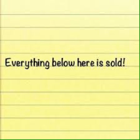 Everything below here is sold