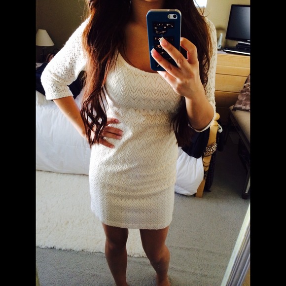 ❌SOLD❌ Cream lace dress