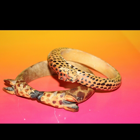 African hand carved bracelets