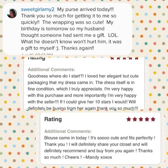 Ratings & Reviews 😊💕