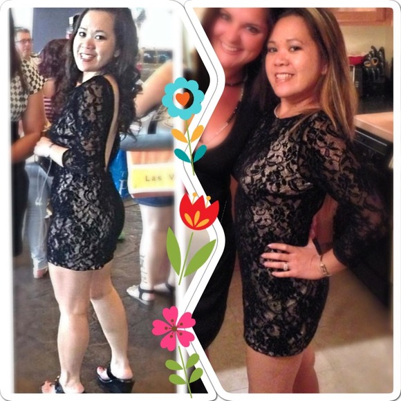 👸PRICE CUT👸Sexy black lace dress 😘