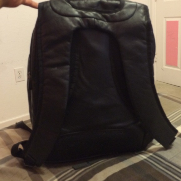 Leather book bag - Picture 2 of 4