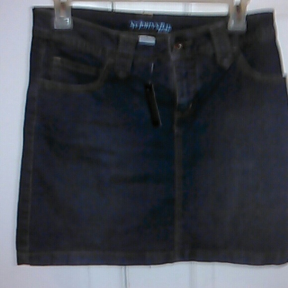 St John's Bay denim  mini skirt. NWT