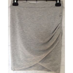 Zara Grey Draped Skirt, sz. S