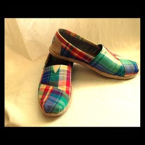 TOMS Multi Madras Womens Classics