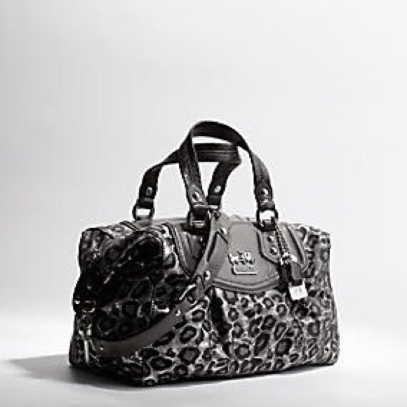 Authentic Coach Leopard print bag