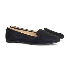 h&m black flats