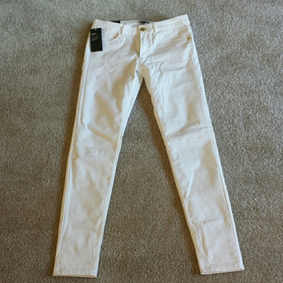 White H&M Super Stretch Pants