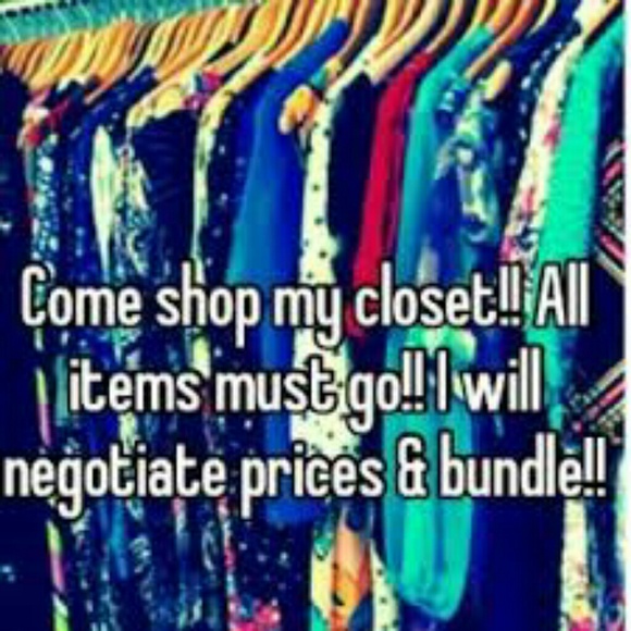 Closet sale