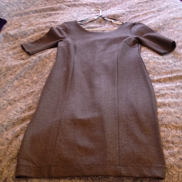 Brand New 3/4 sleeve silver Dress
