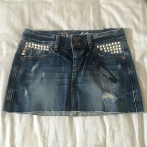 Express Jeans Denim Skirt