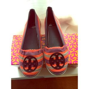 Tory Burch Canvas Flats