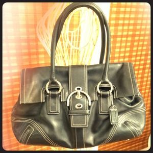 COACH #F0820-F08A11 Black Handbag