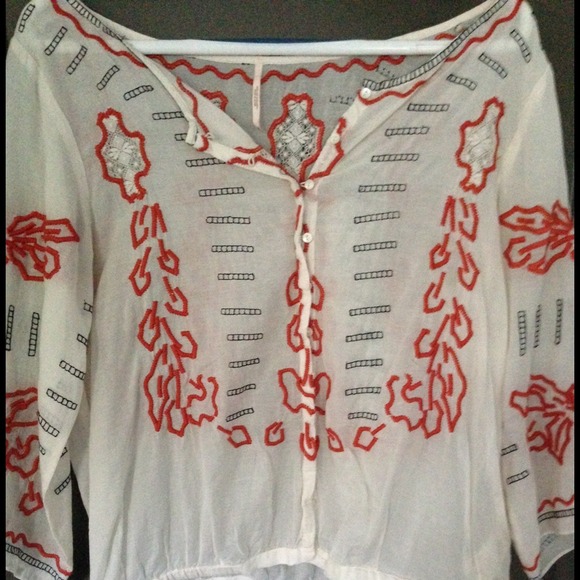 Free people peasant blouse
