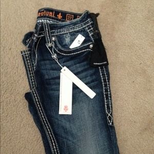 Brand new rock revival jeans