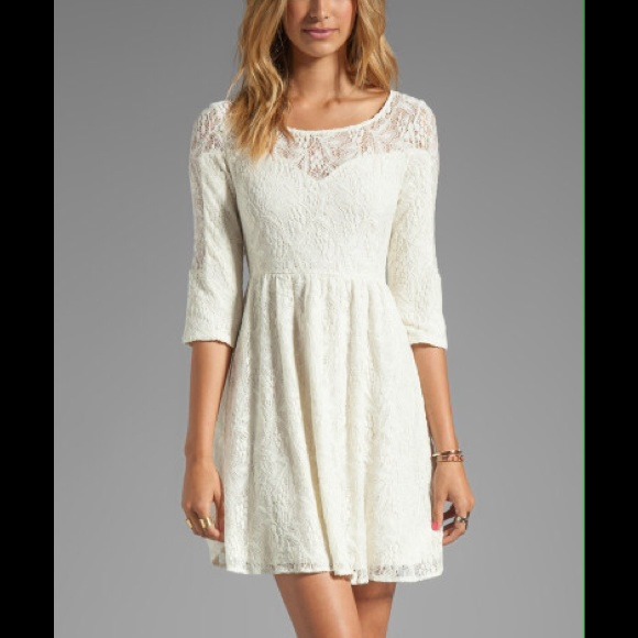 True Innocence Beautiful Free People Lace Dress - Picture 2 of 4