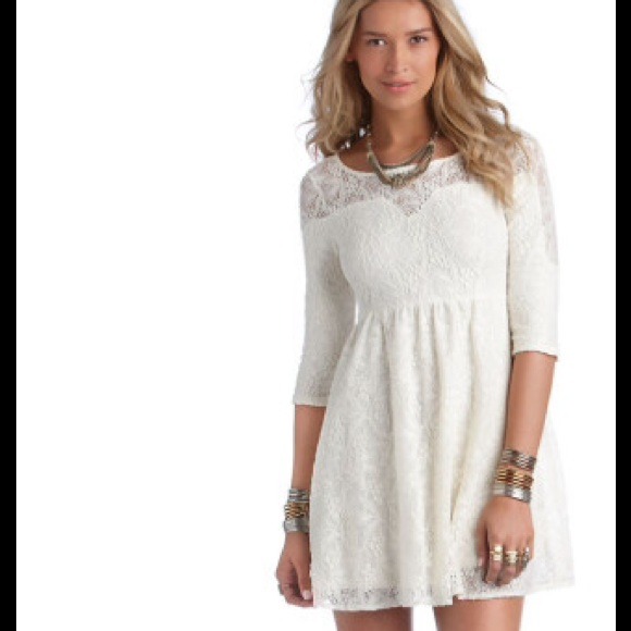True Innocence Beautiful Free People Lace Dress - Picture 3 of 4