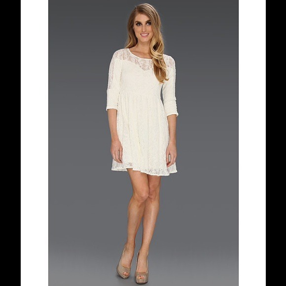 True Innocence Beautiful Free People Lace Dress - Picture 4 of 4