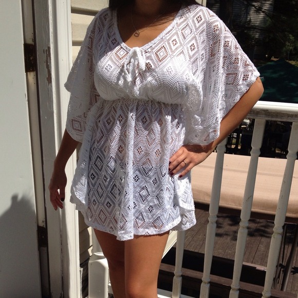 White Beach Coverup