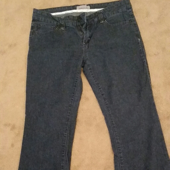 Tex by Max Azria Jean's flare boot cut dark bcbg