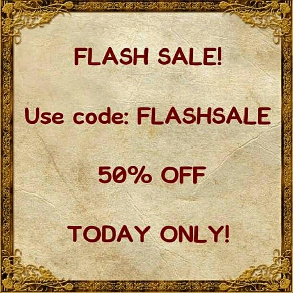 Everything 50% off must use code!