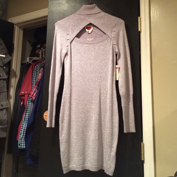 Turtle Neck cutout dress