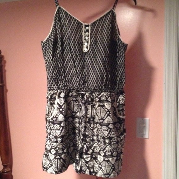 Gorgeous Aztec print romper