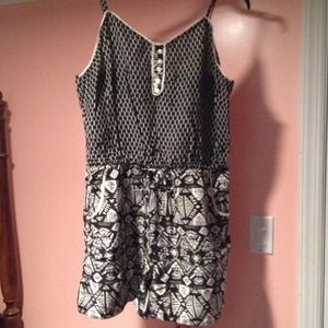 Gorgeous Aztec print romper