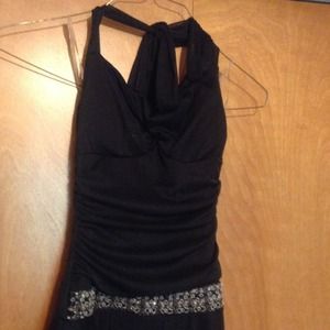Halter top cocktail dress