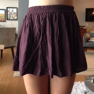 Maroon Brandy Melville Skirt