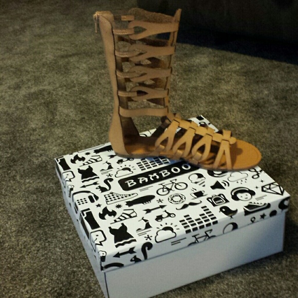 Tan Gladiator Sandals NWT