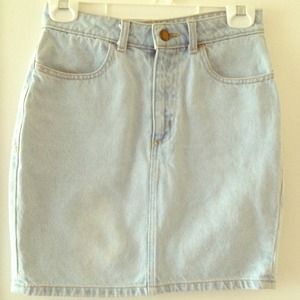 American Apparel  jean skirt