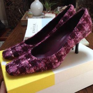 Bettye Muller Tweed Pumps