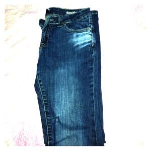 Straight Leg Medium Wash Jeans