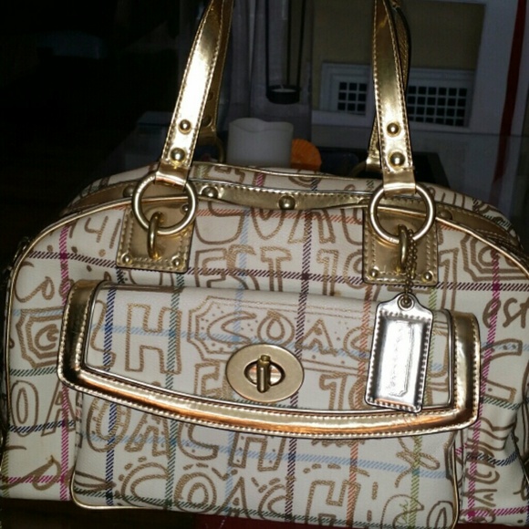 Final price. COACH TATTERSALL GRAFFITI/ HANDBAG