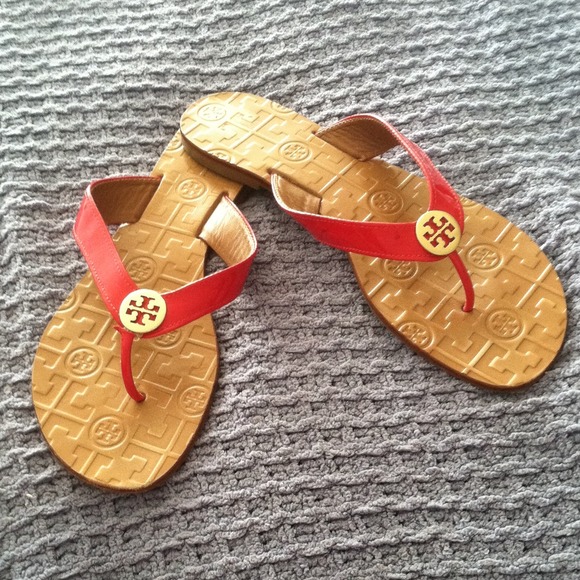 Tory Burch Red Flip Flop