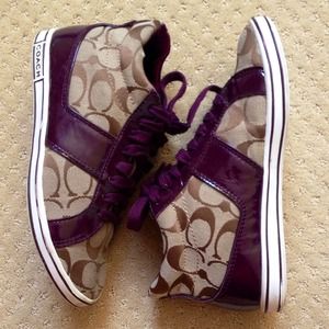 Coach Purple Hi-Tops