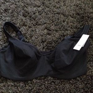 Black Full Coverage Bra