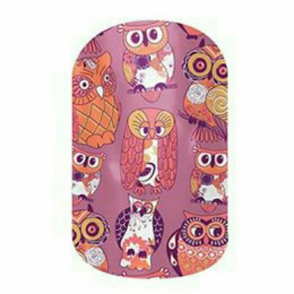 Jamberry nail wraps what a hoot - owl pink