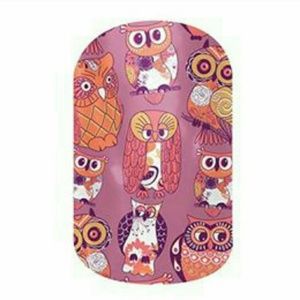 Jamberry nail wraps what a hoot - owl pink