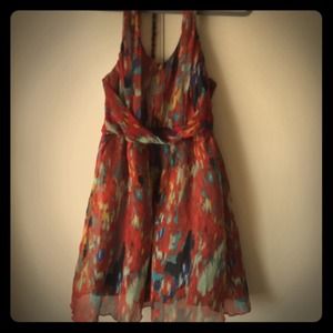 FINAL MARKDOWN! AMERICAN RAG red halter dress